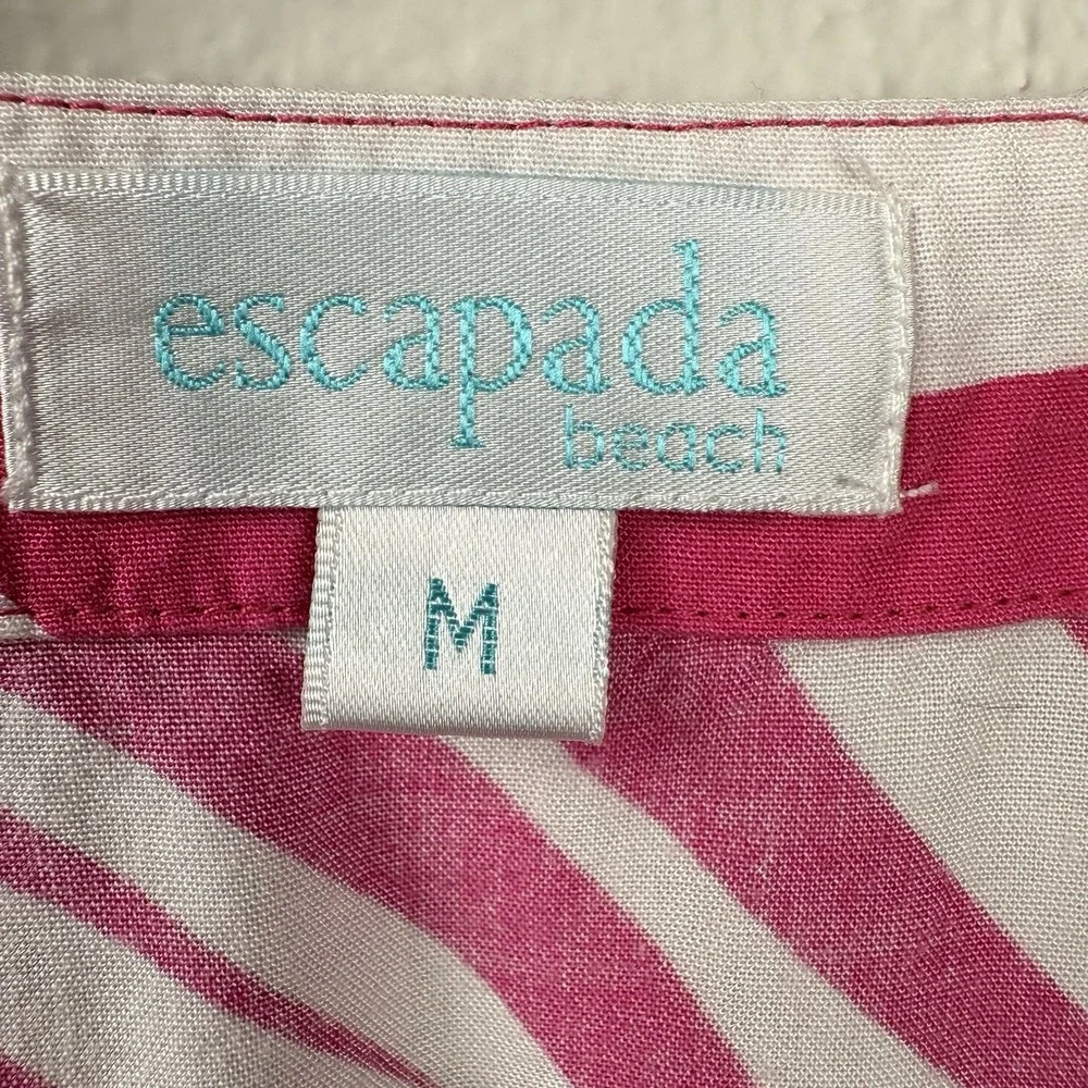 Escapada Beach Womens Abstract Swim Cover Over Size‎ M Resort Vacation Summer
